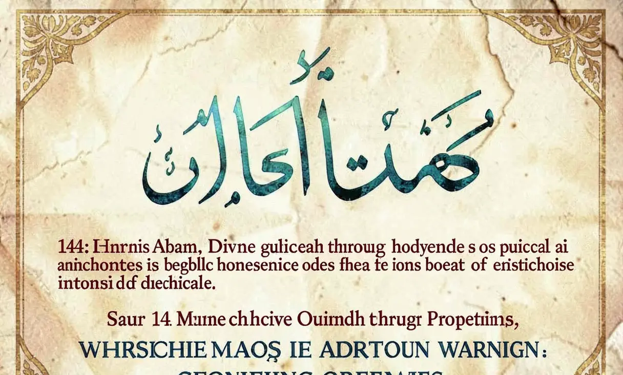 Surah 14: Ibrahim (Abraham)