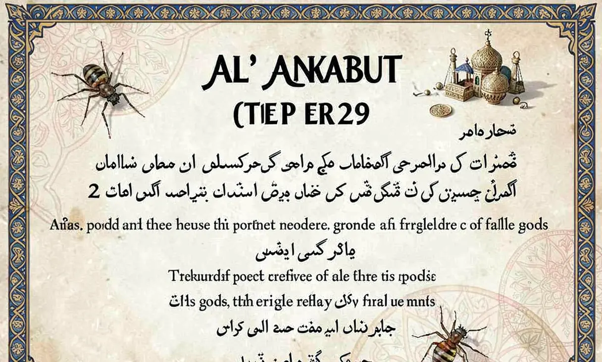 Surah 29: Al-'Ankabut (The Spider)