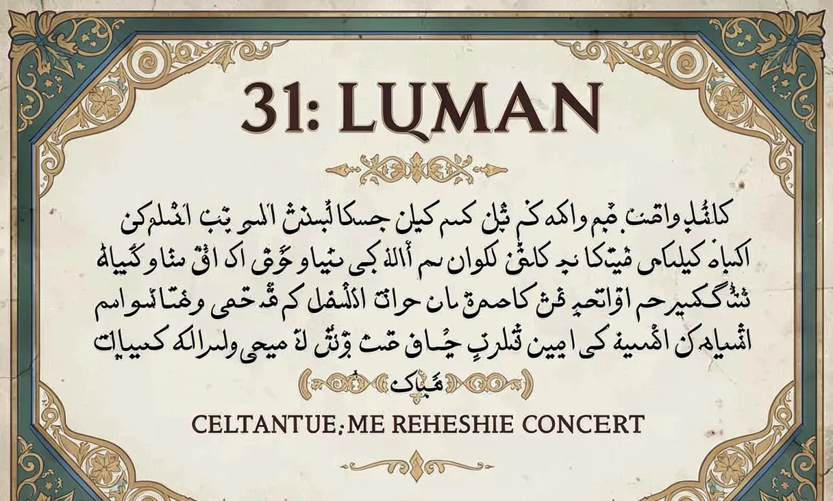 Surah 31: Luqman (Luqman)