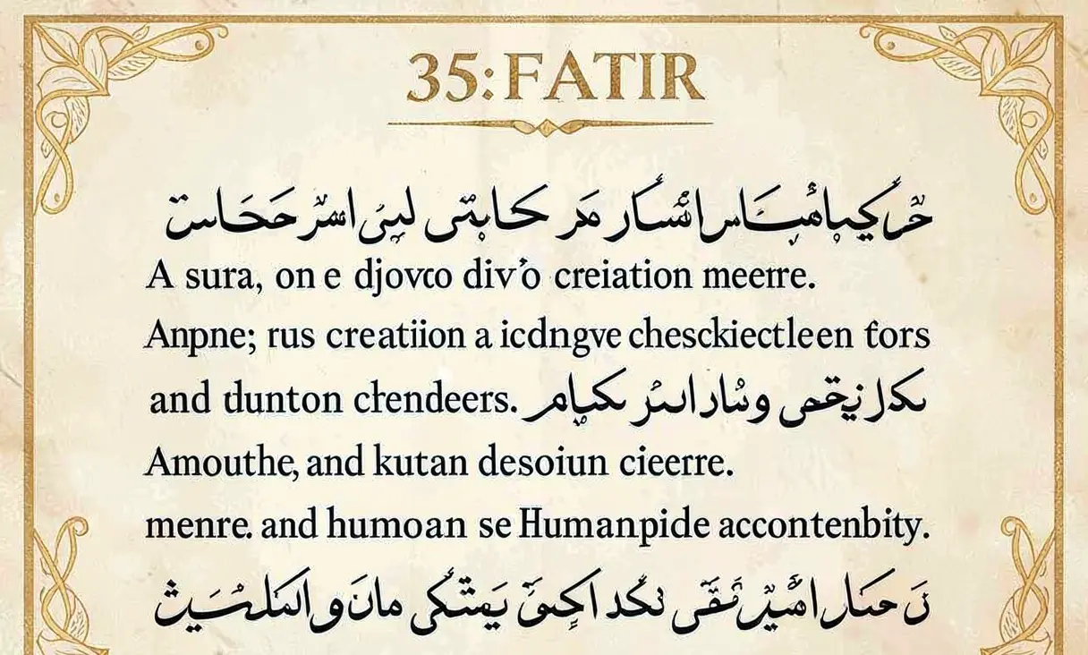 Surah 35: Fatir (Originator)