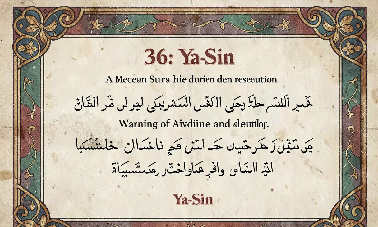 Surah 36: Ya-Sin (Ya Sin)