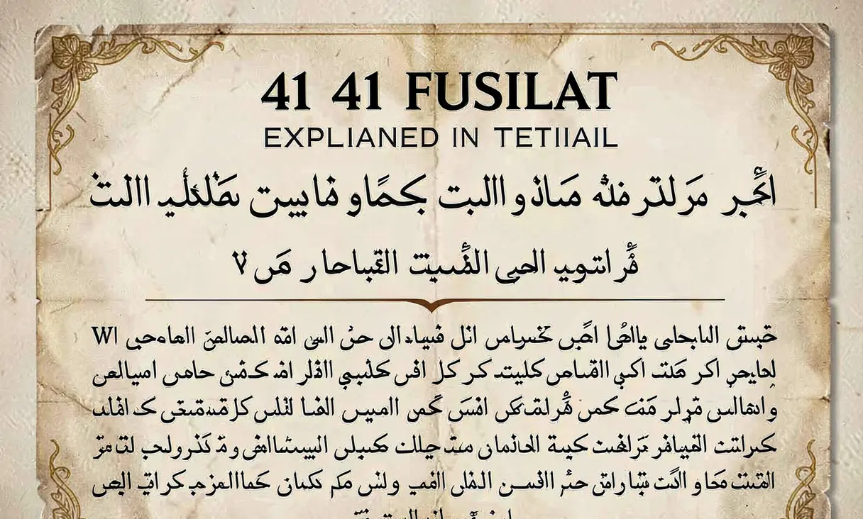 Surah 41: Fussilat (Explained in Detail)