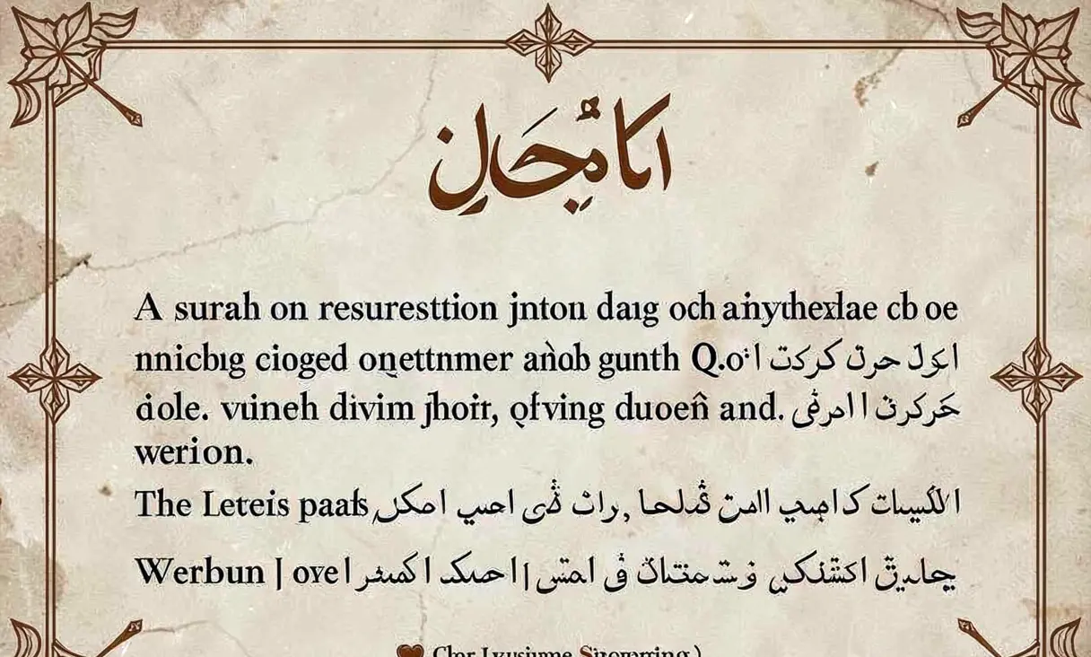Surah 50: Qaf (The Letter "Qaf")