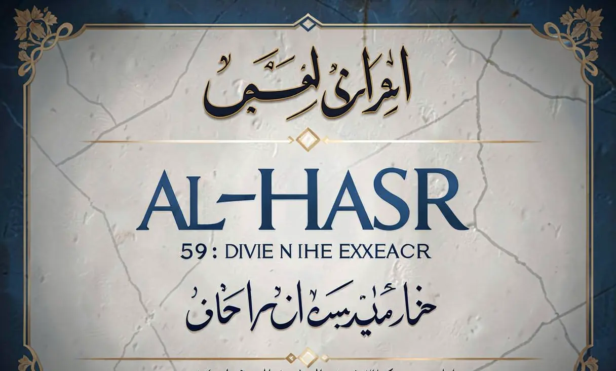 Surah 59: Al-Hashr (The Exile)