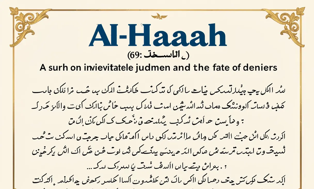 Surah 69: Al-Haqqah (The Reality)