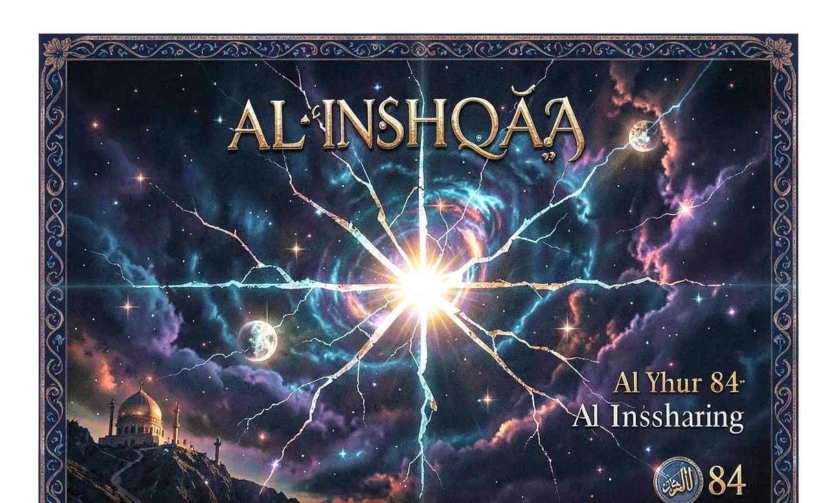 Surah 84: Al-Inshiqaq (The Sundering)