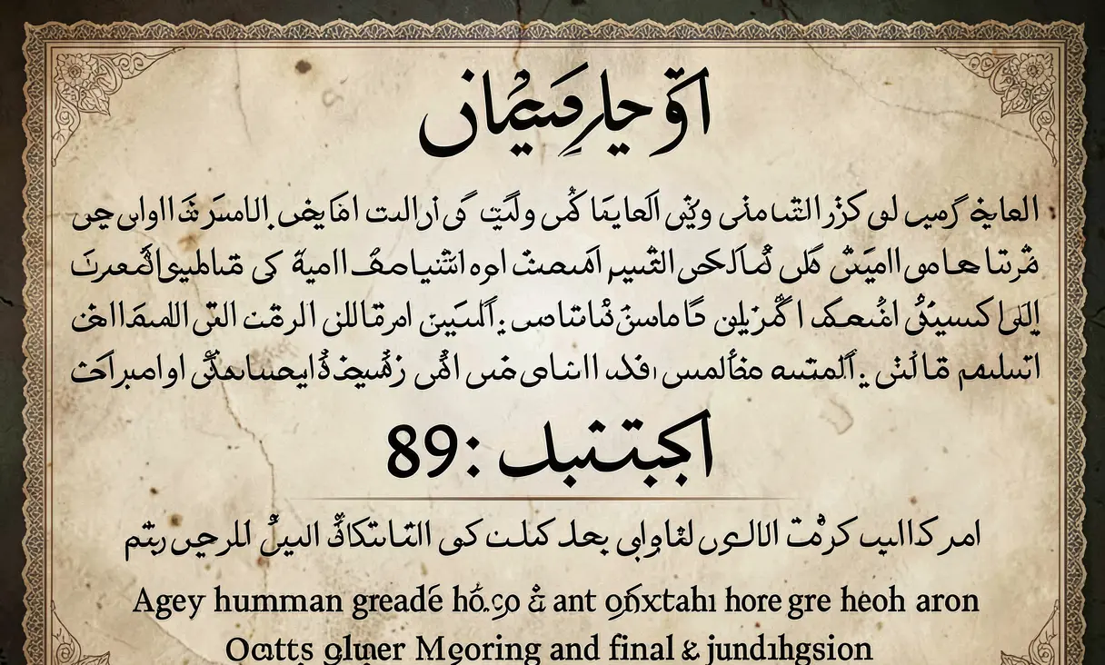 Surah 89: Al-Fajr (The Dawn)