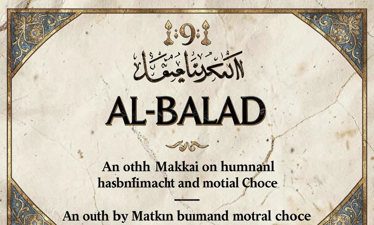 Surah 90: Al-Balad (The City)